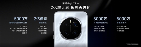 xxx元起！荣耀Magic7/Magic7 Pro发布：最强AI手机 一句话全自动操作